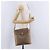 Borsa a tracolla Christian Dior Honeycomb Canvas PVC Beige Gold Auth 203461 D'oro - vista 37