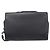 Borsa a pochette CARTIER in pelle nera e argento Auth am12649A Nero - vista 2