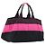 Borsa PRADA Canapa GM Canvas Nero Rosa Auth 201284