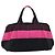 Borsa PRADA Canapa GM Canvas Nero Rosa Auth 201284 - vista 13