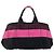 Borsa PRADA Canapa GM Canvas Nero Rosa Auth 201284 - vista 2