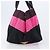 Borsa PRADA Canapa GM Canvas Nero Rosa Auth 201284 - vista 4
