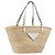 Borsa Tote PRADA in palma intrecciata Raffia Beige Auth 203649M
