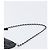 Borsa CHANEL Choco Bar linea COCO Mark Chain Bag in pelle nera e argento CC Auth 203211V Nero - vista 8