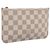 LOUIS VUITTON Damier Azur Neverfull PM Pouch Accessory Pouch LV Auth 204722