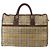 Bolsa Boston Burberrys Nova Check PVC Beige Gold Auth bs36905 Bege Dourado - vista 2