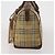 Bolsa Boston Burberrys Nova Check PVC Beige Gold Auth bs36905 Bege Dourado - vista 3