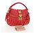 Borsa a mano Miu Miu in pelle 2way rossa tono oro Auth 167603V Rosso - vista 12