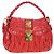 Borsa a mano Miu Miu in pelle 2way rossa tono oro Auth 167603V Rosso - vista 13