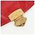 Borsa a mano Miu Miu in pelle 2way rossa tono oro Auth 167603V Rosso - vista 25