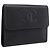 Portafoglio CHANEL Matelasse Caviar Skin Black Gold CC Auth 204790V Nero D'oro