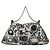 CHANEL Chain Tote Bag Nylon Schwarz Silber CC Auth 203235A - Ansicht 2