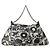 CHANEL Chain Tote Bag Nylon Schwarz Silber CC Auth 203235A - Ansicht 3