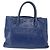 Borsa a mano Miu Miu Vitellolux 2way Blue Silver Auth 204308A Argento - vista 13