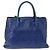 Borsa a mano Miu Miu Vitellolux 2way Blue Silver Auth 204308A Argento - vista 3