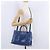 Borsa a mano Miu Miu Vitellolux 2way Blue Silver Auth 204308A Argento - vista 37