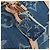 Borsa LOUIS VUITTON Monogram Denim Keepall Bandouliere 45 M24315 LV Auth yk9898SM Blu - vista 27