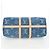 Borsa LOUIS VUITTON Monogram Denim Keepall Bandouliere 45 M24315 LV Auth yk9898SM Blu - vista 5