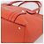 Borsa Salvatore Ferragamo in pelle arancione e argento Auth BA15525A - vista 10