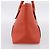 Borsa Salvatore Ferragamo in pelle arancione e argento Auth BA15525A - vista 4
