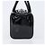 Bolsa de mão PRADA Couro envernizado Black Silver Auth 204066A Preto Prata - vista 3