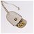 Borsa Miu Miu Matelassé in vernice 2way White Gold Tone Auth BA15492A Bianco - vista 10