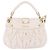 Borsa Miu Miu Matelassé in vernice 2way White Gold Tone Auth BA15492A Bianco - vista 2