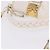 Borsa Miu Miu Matelassé in vernice 2way White Gold Tone Auth BA15492A Bianco - vista 7