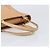 Borsa a mano BURBERRY in pelle Beige Gold Auth 203613A D'oro - vista 8