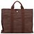 Hermès HERMES Her Line MM Handtasche Canvas Brown Silver Auth 205885A Braun Silber - Ansicht 2