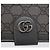 GUCCI GG Supreme Passhalter PVC Grau Silber 732755 Auth 204775M Braun - Ansicht 12