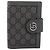 GUCCI GG Supreme Passhalter PVC Grau Silber 732755 Auth 204775M Braun - Ansicht 2