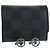 Gemelli LOUIS VUITTON Damier Graphite LV Catch Cuffs M80188 LV Auth 202616V Argento Damier ebene