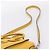Céline CELINE Luggage Nano Hand Bag Leather 2way Yellow Gold Auth 204834M D'oro Giallo - vista 11