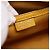 Céline CELINE Luggage Nano Hand Bag Leather 2way Yellow Gold Auth 204834M D'oro Giallo - vista 19