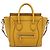 Céline CELINE Luggage Nano Hand Bag Leather 2way Yellow Gold Auth 204834M D'oro Giallo - vista 2