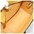 Céline CELINE Luggage Nano Hand Bag Leather 2way Yellow Gold Auth 204834M D'oro Giallo - vista 20