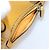 Céline CELINE Luggage Nano Hand Bag Leather 2way Yellow Gold Auth 204834M D'oro Giallo - vista 24