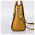 Céline CELINE Luggage Nano Hand Bag Leather 2way Yellow Gold Auth 204834M D'oro Giallo - vista 4