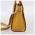 Céline CELINE Luggage Nano Hand Bag Leather 2way Yellow Gold Auth 204834M D'oro Giallo - vista 5