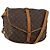 Borsa a tracolla LOUIS VUITTON Monogram Saumur 35 M42254 LV Auth 198486 Monogramma