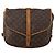 Borsa a tracolla LOUIS VUITTON Monogram Saumur 35 M42254 LV Auth 198486 Monogramma - vista 13