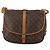 Borsa a tracolla LOUIS VUITTON Monogram Saumur 35 M42254 LV Auth 198486 Monogramma - vista 2