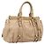 Borsa a mano Miu Miu in pelle 2way Beige Gold Auth am12661V D'oro