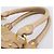 Borsa a mano Miu Miu in pelle 2way Beige Gold Auth am12661V D'oro - vista 14