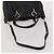 Bolsa de mão BALLY em couro 2way Preta Dourada Auth mr2891 Preto Dourado - vista 7