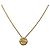 Collana Christian Dior metallo Gold Tone Auth 203858