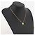 Collana Christian Dior metallo Gold Tone Auth 203858 - vista 14