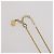 Collana Christian Dior metallo Gold Tone Auth 203858 - vista 7