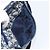 Pouch Saddle Christian Dior Trotter Canvas Navy Tono Oro Auth ar14184 Blu navy - Ansicht 20